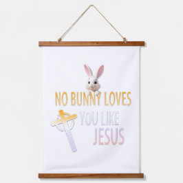 Jezus houdt van jou hangend wandkleed