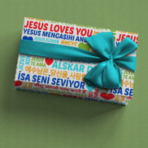 Jezus Houdt van Jou Inpakpapier