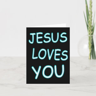 Jezus houdt van jou kaart
