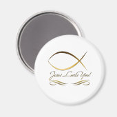 Jezus houdt van jou magneet (Voorkant / Achterkant)