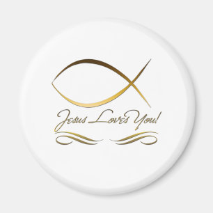 Jezus houdt van jou magneet