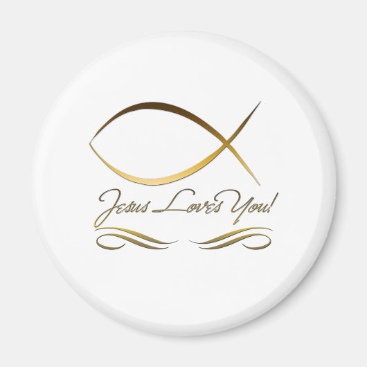 Jezus houdt van jou magneet (Voorkant)