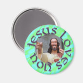 Jezus houdt van jou magneet (Voorkant / Achterkant)