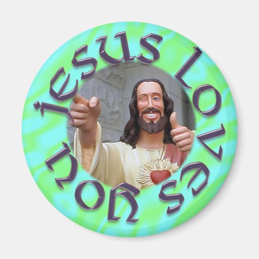 Jezus houdt van jou magneet (Voorkant)