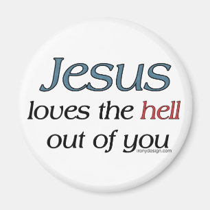 Jezus houdt van jou magneet