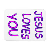 Jezus houdt van jou magneet (Horizontaal)