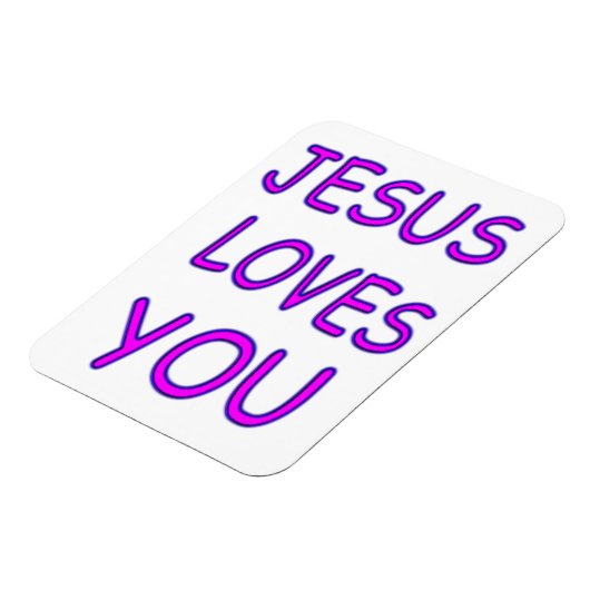 Jezus houdt van jou magneet (Linkerzijde)