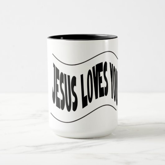 Jezus Houdt van Jou Mok (Midden)