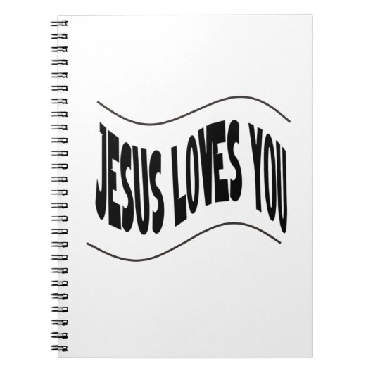 Jezus Houdt van Jou Notitieboek (Voorkant)