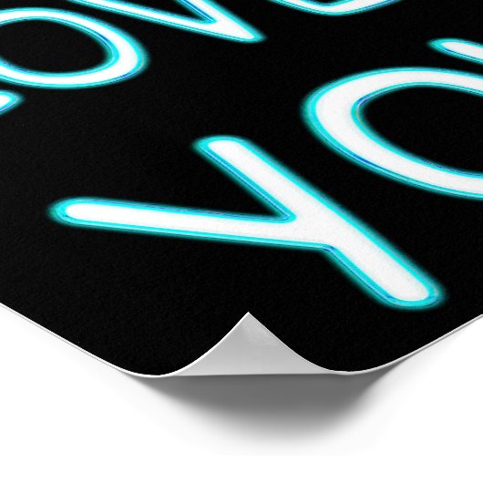 Jezus houdt van jou poster (Hoek)