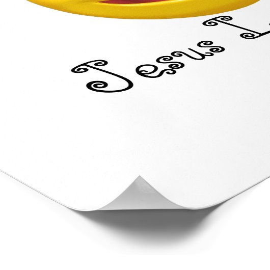 Jezus houdt van jou poster (Hoek)