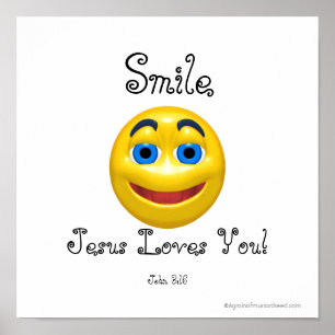 Jezus houdt van jou poster