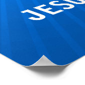 Jezus houdt van jou | Religieus kruis Poster (Hoek)