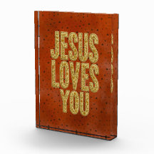 Jezus Houdt van Jou Rustieke Christelijke Aanmoedi