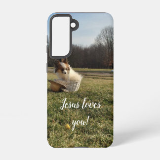 Jezus houdt van jou samsung galaxy hoesje