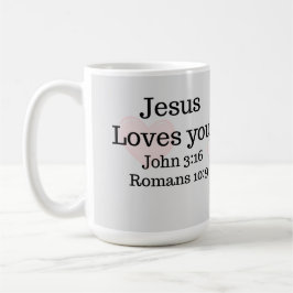 Jezus Houdt van Jou Schriftuur Koffiemok
