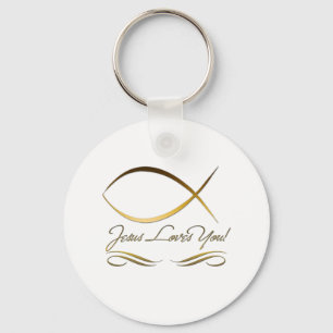 Jezus houdt van jou sleutelhanger