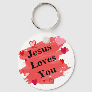 Jezus houdt van jou sleutelhanger