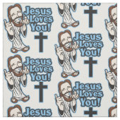 Jezus houdt van jou stof (Swatch)
