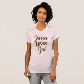 Jezus houdt van jou t-shirt (Voorkant volledig)