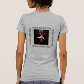 Jezus houdt van jou t-shirt (Achterkant)