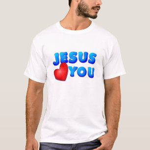 Jezus houdt van jou t-shirt