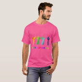 Jezus houdt van jou (YMCA Afbeelding) T-shirt (Voorkant volledig)
