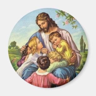 Jezus houdt van kinderen Magnet