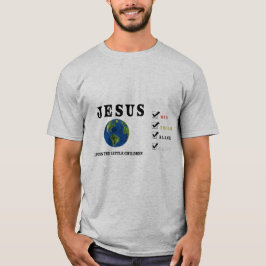 Jezus houdt van Kinderen Wereld T-shirt