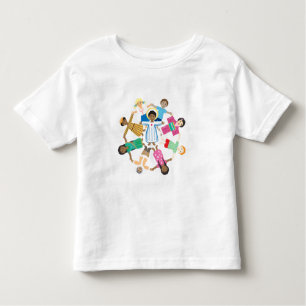 Jezus houdt van kleine kinderen kinder shirts