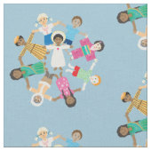 Jezus houdt van kleine kinderen stof (Close Up)