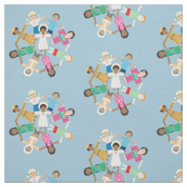 Jezus houdt van kleine kinderen stof