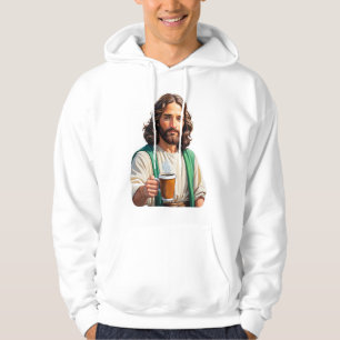 Jezus houdt van koffie hoodie