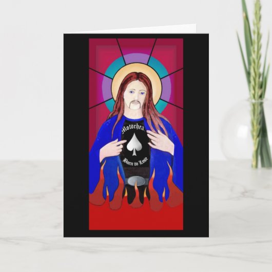 JEZUS HOUDT VAN LEMMY KAART (Voorkant)