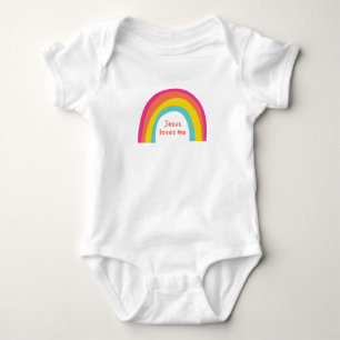 Jezus houdt van me baby Bodysuit One-Piece