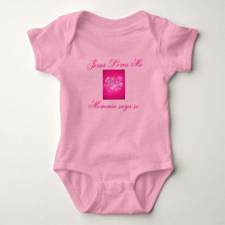 Jezus houdt van me Baby Onsie Romper