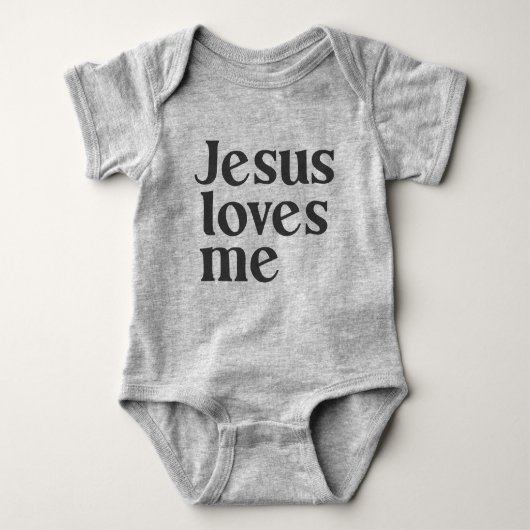 Jezus houdt van me Bodysuit (Voorkant)