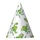 Jezus houdt van me Dinosaur Feesthoedjes (Achterkant)