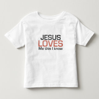 Jezus houdt van me, dit weet ik. kinder shirts