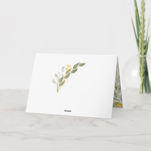 Jezus houdt van me, dit weet ik, kruis en bloemen kaart (Achterkant)