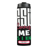 Jezus houdt van me, dit weet ik thermosbeker (Voorkant)