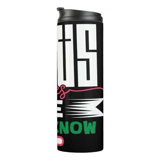 Jezus houdt van me, dit weet ik thermosbeker (Geroteerd rechts)