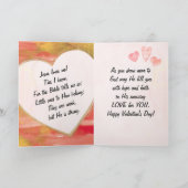 "Jezus houdt van me, dit weet ik" Valentijnsdag Feestdagen Kaart (Binnen)