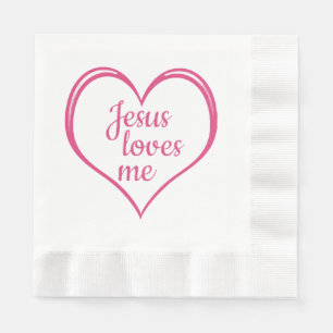 JEZUS HOUDT VAN ME in hart Servet