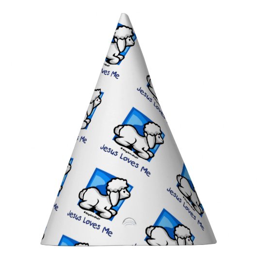 Jezus houdt van me Lamb Feesthoedjes (Rechts)