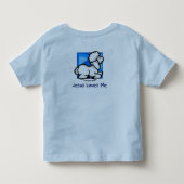 Jezus houdt van me Lamb Kinder Shirts (Achterkant)