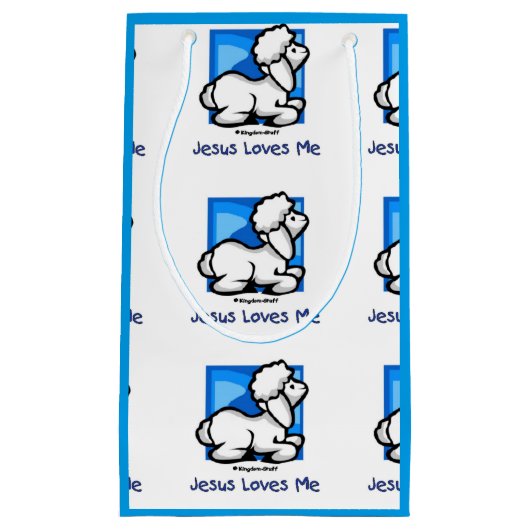 Jezus houdt van me Lamb Klein Cadeauzakje (Voorkant)