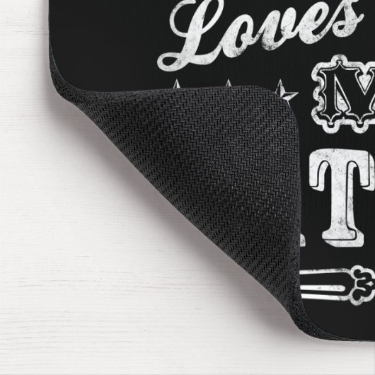 Jezus houdt van me Mousepad Muismat (Hoek)