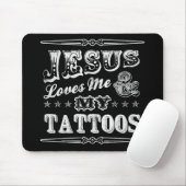 Jezus houdt van me Mousepad Muismat (Met muis)