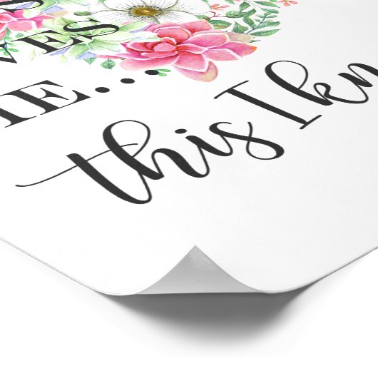 Jezus houdt van me. poster (Hoek)